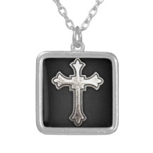 Collier carré - customisé