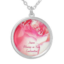 Collier - célébration de rose de rose
