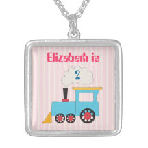 Collier d'anniversaire de train de Choo Choo