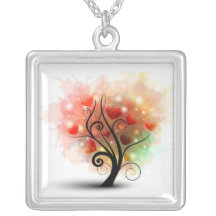 Collier d'arbre de coeur
