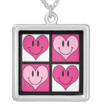 Collier d'art de bruit de coeur