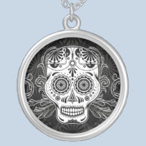 Collier d'art de crâne de sucre colliers