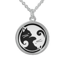 Collier de chat de Yin Yang