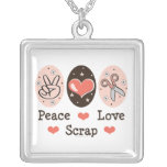 Collier de chute d'amour de paix