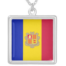 Collier de drapeau de l'Andorre