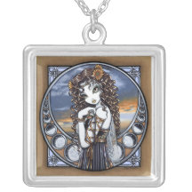 Collier de fée de phase de lune de "Lucia"