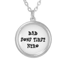 Collier de fête des pères de HÉROS de FILS de PAPA
