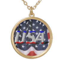 Collier de finition d'or des Etats-Unis