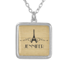 Collier de Flourish de Français de bois d'ébène