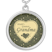 Collier de la grand-maman du monde de pays le plus