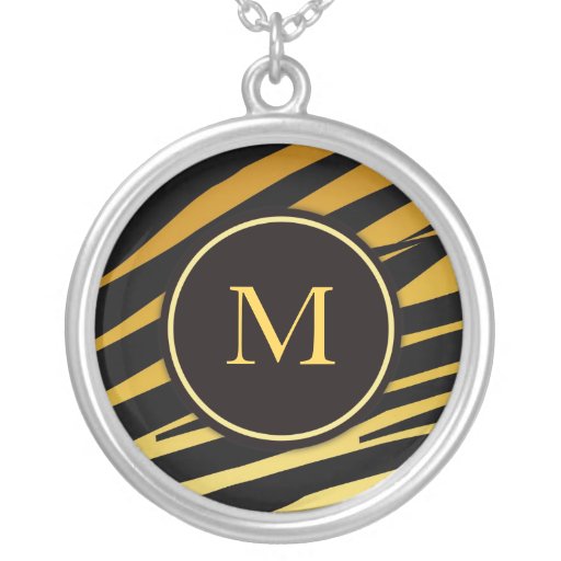 Collier de monogramme de tigre