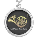 Collier de musique personnalisé par cor de harmoni