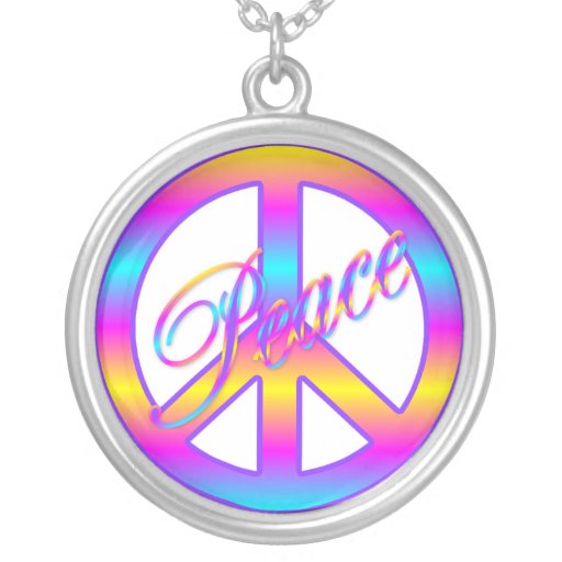 Collier de paix d'arc-en-ciel