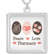 Collier de pharmacie d'amour de paix