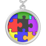 Collier de puzzle d'autisme