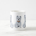Collier de rouge de Terrier blanc de montagne occi Mug