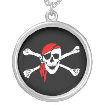 Collier de Sterling d'os croisés