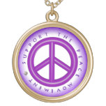 Collier d'or de paix de soutien par Valxart