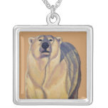 Collier d'ours d'art de faune de collier d'ours bl