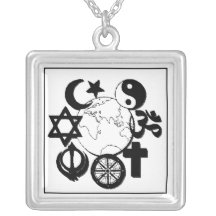collier d'unité de monde-religion