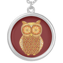 Collier génial de hibou