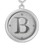 collier initial de B