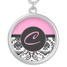 Collier initial de monogramme
