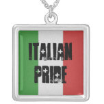 Collier italien de drapeau de l'Italie de fierté
