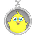 Collier jaune de poussin
