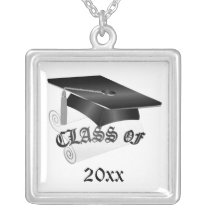 Collier noir d'obtention du diplôme colliers