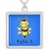 Collier personnalisable de bourdon mignon