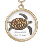 Collier personnalisable de tortue de mer de Hawksb