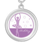 Collier pourpre de ballerine