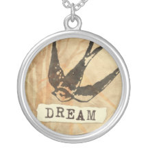 Collier rêveur d'hirondelle