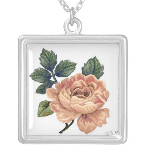Collier rose de cru
