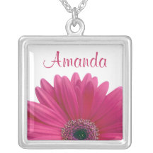 Collier rose de marguerite de Gerbera