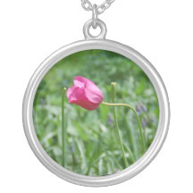 Collier rose de tulipe