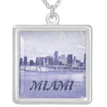 Collier urbain d'horizon de Miami la Floride