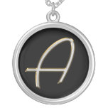 Colliers de monogramme d'agrafeuses de Bling