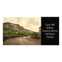 Colline de caverne, Belfast, comté Antrim Photocarte Personnalisée