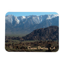 Collines de l'Alabama, la Californie orientale Magnets Rectangulaire