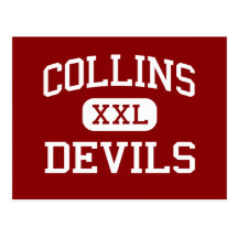 Collins - diables - milieu - colline la Virginie O Cartes Postales