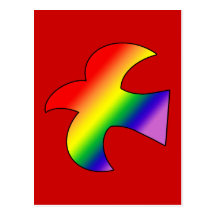 Colombe de GLBT Cartes Postales