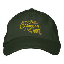 Colombe de paix casquettes de baseball brodées