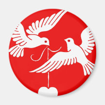 COLOMBE DE VALENTINE MAGNETS