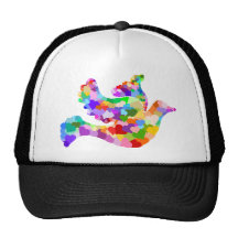 Colombe des coeurs casquette