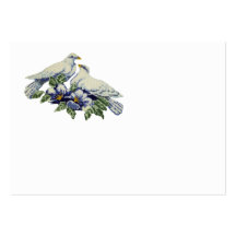 Colombes de mariage cartes de visite professionnelles