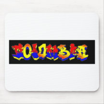ColombiaGraffiti Tapis De Souris