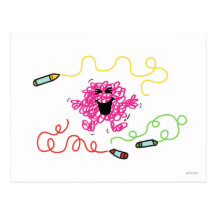 Coloration malpropre carte postale