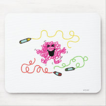 Coloration malpropre tapis de souris